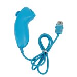 Nunchuck manette pour nintendo wii et wii u - bleu Nunchuck manette pour nintendo wii et wii u - bleu