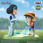 One piece - wcf log stories vol. 16 : aokiji & monkey d. luffy figurine banpresto