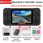 Ore - anbernic rg351p jeu rtro rk3326 64g systme open source 3. 5 pouces ecran ips console de jeu portable ...
