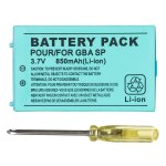 Ostent 850mah rechargeable lithium ion batterie d outils kit paquet compatible avec nintendo game boy ...