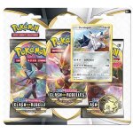 Pack 3 boosters epee et bouclier 2 - clash des rebelles - avec carte duralugon et une piece pokemon