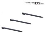 Pack de 3 stylets pour nintendo ds lite (ndsl dsl) - noir