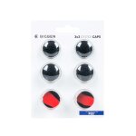 Pack de 6 grips texturés en silicone pour joystick de manettes sony Pack de 6 grips texturés en silicone pour joystick de manettes sony