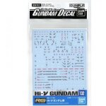 Pack d�calcomanies gundam gunpla - 132 hi - nu gundam rg 1 / 144