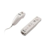 Pack manette wiimote et nunchuck wii / wiiu - blanc