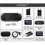 Paquet 5 - original remis a neuf psp pour console de jeu psp - 1000 noir dterminer la console de jeu ...