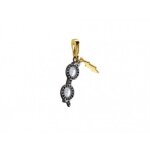 Pendentif harry potter - lunettes d'harry potter charm lumos