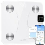 Pese personnes, 30 * 30 cm large plateforme bluetooth balance pese personnebalance connecte avec imc, ...