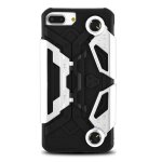 Poignée de jeu pliable mécanique stand crab type case cover pour iphone 6p 7p 8p argent Poignée de jeu pliable mécanique stand crab type case cover pour iphone 6p 7p 8p argent