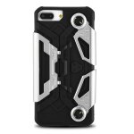 Poigne de jeu pliable mcanique stand crab type case cover pour iphone 6p 7p 8p vert olive
