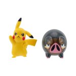 Pok�mon - pack 2 figurines battle figure set pikachu 5, lechonk 5 cm