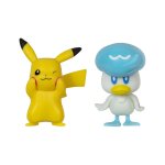 Pokmon gen ix - pack 2 figurines battle figure pack pikachu & coiffeton 5 cm