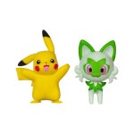 Pokmon gen ix - pack 2 figurines battle figure pack pikachu & poussacha 5 cm