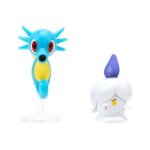 Pokmon - pack 2 figurines battle figure set funcire, hypotrempe