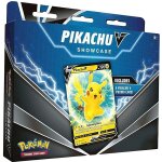 Pok�mon tcg pikachu v showcase box 1 carte promotionnelle en aluminium et 3 boosters