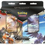 Pokmon tcg: v battle deck bundle lycanroc vs corviknight 2 x 60 card ready to play decks