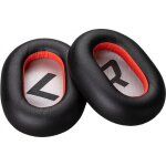 Poly - coussinet pour casque - noir (pack de 2) - pour voyager 8200 uc, 8200 uc usb - c