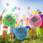 Porte - cls de jeu vintage, machine de jeu numrique, animaux nostalgiques, w3jd