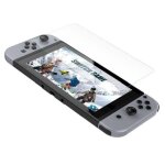 Protection ecran en verre tremp + lingette micro fibre pour nintendo switch