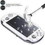 Protection cran en verre tremp + lingette micro fibre pour sony ps vita 1000 - psv1000