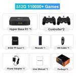R1 - 512g - 706 - 2 - mini console de jeu vidéo rétro avec 110000 jeux intégrés, 70 emulateurs, 4k tv ... R1 - 512g - 706 - 2 - mini console de jeu vidéo rétro avec 110000 jeux intégrés, 70 emulateurs, 4k tv ...