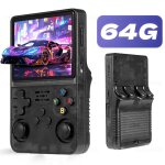 R36hd 3. 5 pouces ips ecran lecteur de jeu portable intgr 20000 + jeux systme linux portable rtro ...
