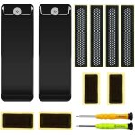 Replacement kickstand for nintendo switch, back stand with internal dust mesh, air vent, speaker, replacement ...