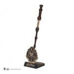Replique harry potter - stylo baguette albus dumbledore et support 25cm