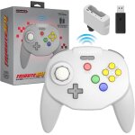 Retro - bit tribute64 2. 4ghz manette sans fil pour nintendo 64 / switch / pc / mac gris