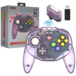 Retro bit tribute64 2. 4 ghz manette sans fil pour nintendo 64 switch pc mac atomic purple