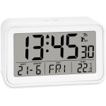 Reveil matin radio pilote horloge numrique reveil de voyage affichage de la temprature et le date ...