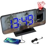 Reveil projecteur avec radio, horloge numérique, radio reveil usb avec double alarme et ecran miroir ... Reveil projecteur avec radio, horloge numérique, radio reveil usb avec double alarme et ecran miroir ...