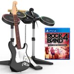 Rock band 4 + guitare sans fil + batterie + micro ps4