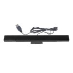 Sensor bar wired receivers ir signal ray usb plug replacement for wii remote - black