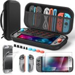 Shiba - etui de transport portable pour nintendo switch 2 - avec 2 protge - ecrans hd [7, 9 pouces], ...