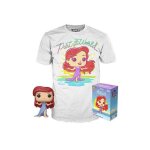 T - shirt l + pop ariel / la petite sirene / funko pop