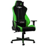 Si�ge pc gamer nitro concepts s300 atomic green - noir / vert / tissu / 3d