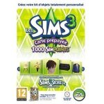 Les sims 3 carte prepayee 1000 simpoints pc