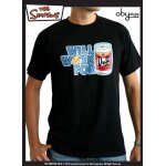 Simpsons - tshirt duff homme mc black - basic (s)