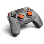 Snakebyte game:pad 4 s wireless rock - manette ps4 sans fil rock grise orange