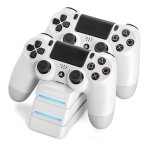 Snakebyte ps4 twin charge 4 blanc station d accueil pour playstation 4 ps4 slim pro dualshock 4 controller ...