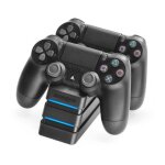 Snakebyte twin: charge 4 manettes de jeu noir int�rieure