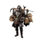 Star wars the mandalorian - pack 2 figurines 1 / 6 the mandalorian & grogu deluxe version 30 cm Star wars the mandalorian - pack 2 figurines 1 / 6 the mandalorian & grogu deluxe version 30 cm