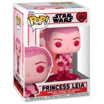 Star wars valentines - figurine pop! leia 9 cm