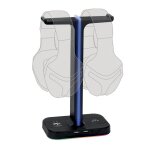 Support de casque rétroéclairé fff - konix Support de casque rétroéclairé fff - konix