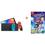 Switch oled neon + mario et the lapins cretins sparks of hope