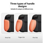 Pour switch2 case plastic grip protective shell cover, noir