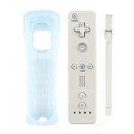 Tlcommande wiimote plus (motion plus intgr) + nunchuk compatible pour nintendo wii et wii u avec ...