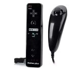 Tlcommande wiimote plus (motion plus intgr) + nunchuk pour nintendo wii et wii u avec etui de protection ...