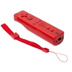 Télécommande wiimote motion plus intégré rouge Télécommande wiimote motion plus intégré rouge